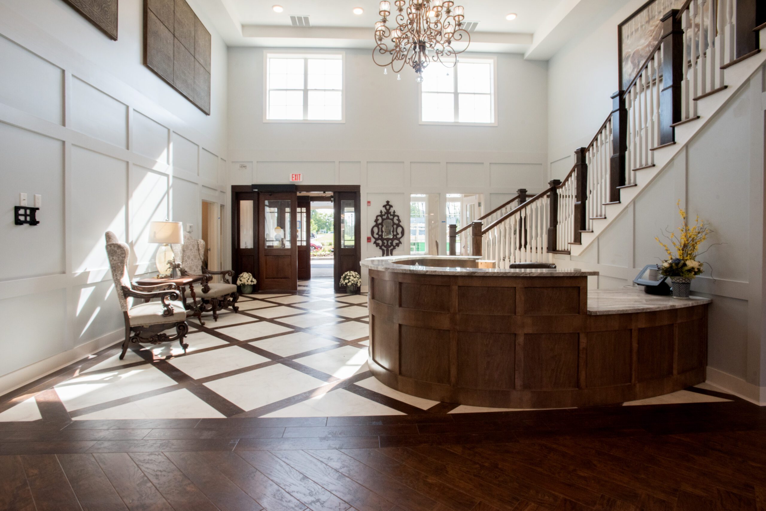 The Grand Entrance and Reception Area